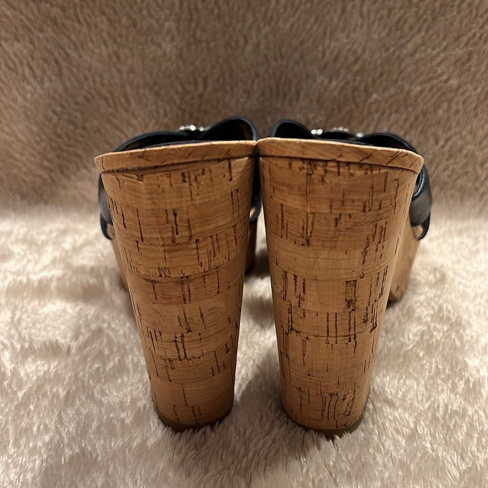 LAUREN by RALPH LAUREN Heidi Cork Platform Sandals - Picture 4 of 13